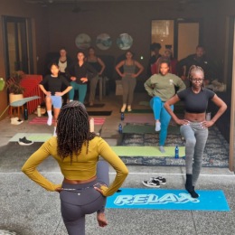 outdoor aerobics