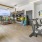 a gym with exercise equipment