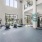 a gym with exercise equipment